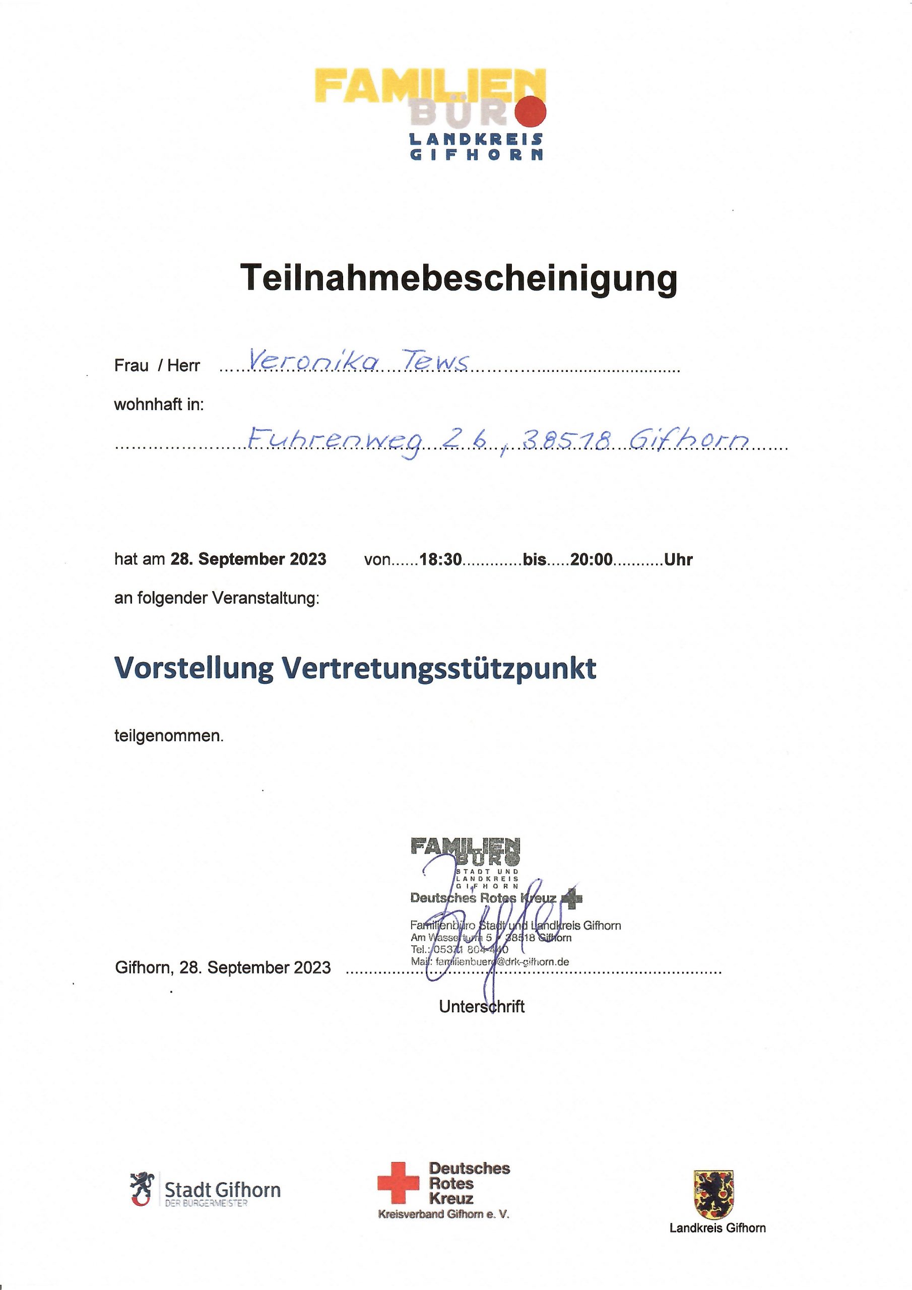 2023 09 28 Vorstellung Vertretungsstützpunkt